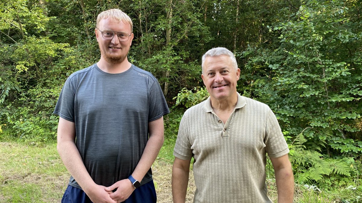 Henrik Vej Kastrupsen og Thomas Sørup Mortensen fra Ulveværnet